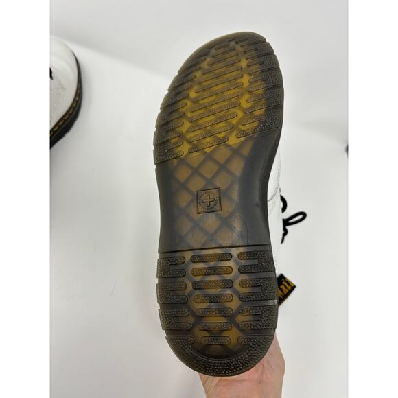 Dr. Martens White Zavala Lace Up Boots Size 8 - Picture 5 of 6